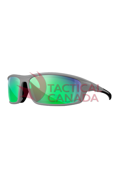 WileyX GRID CAPTIVATE POL GREEN MIRROR/MATTE COOL GREY FRAME