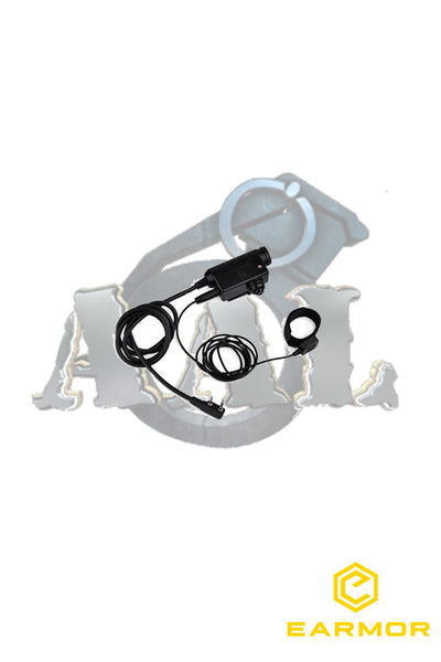 EARMOR M52 ( Push to talk) Micro activer par un bouton ( KENWOOD) /EARMOR M52 Button-Activated PTT (Kenwood)
