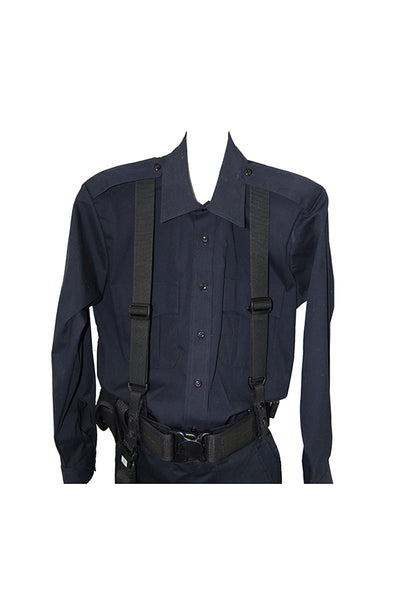 Hi-Tec Adjustable Suspenders For Duty Belt Black - Tactical-Canada