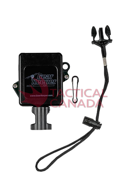 Gear Keeper Retractable Sidearm Tether, Super Force Clamp-on Belt Clip