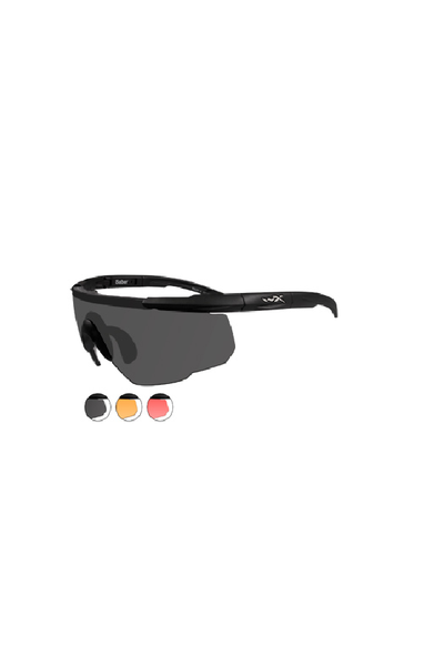 Wiley X SABER ADVANCED GREY/LIGHT RUST/VERMILLION/MATTE BLACK FR - Tactical-Canada