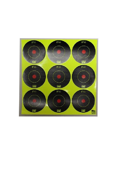 2" Green Splattershot Bullseyes - Peel and Stick - Tactical-Canada